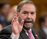 Conservative senator 'should have been thrown under the bus,' Mulcair says
