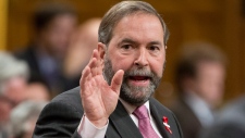 Conservative senator 'should have been thrown under the bus,' Mulcair says