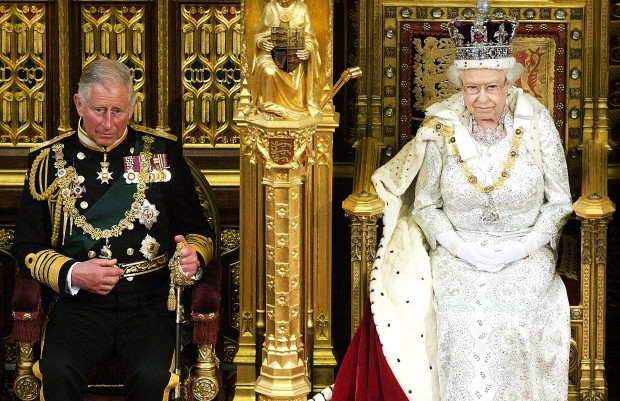 Queen Elizabeth, Prince Charles job-share the throne