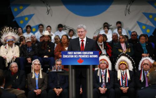 Harper visits Blood rez; women forcibly removed for “Tweeting”